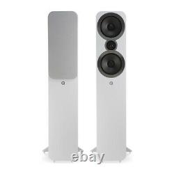 Q Acoustics 3050i Floor standing Speakers Arctic White PAIR 1 Metre Tall
