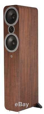 Q Acoustics 3050i Floorstanding Speakers Pair in Walnut. Brand New. RRP £629