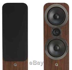 Q Acoustics 3050i Floorstanding Speakers Pair in Walnut. Brand New. RRP £629