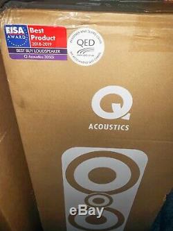 Q Acoustics 3050i Floorstanding Speakers Pair in Walnut. Brand New. RRP £629