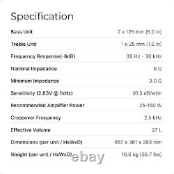 Q Acoustics 5040 Floorstanding Speakers (Pair) HOLME OAK