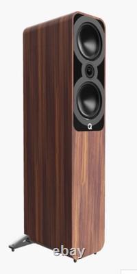 Q Acoustics 5050 Pair of Floorstanding Speakers C3 Curved Cone Santos Rosewood
