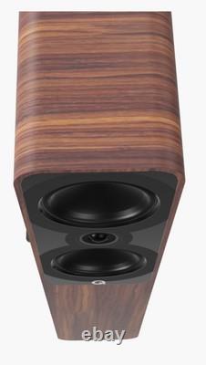 Q Acoustics 5050 Pair of Floorstanding Speakers C3 Curved Cone Santos Rosewood