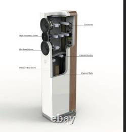 Q Acoustics Concept 500 Floor Standing Speakers in Gloss Black + Rosewood HiFi