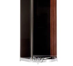 Q Acoustics Concept 500 Floor Standing Speakers in Gloss Black + Rosewood HiFi