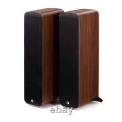 Q Acoustics M40 HD Wireless Music System Active Floor Standing Speakers Walnut