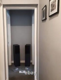 Q Acoustics Model 1030 Black Floor Standing Speakers Original Boxes