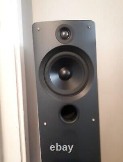 Q Acoustics Model 1030 Black Floor Standing Speakers Original Boxes