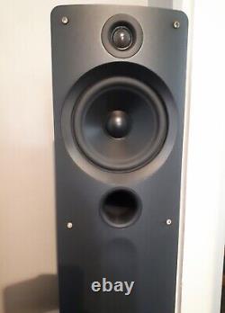 Q Acoustics Model 1030 Black Floor Standing Speakers Original Boxes