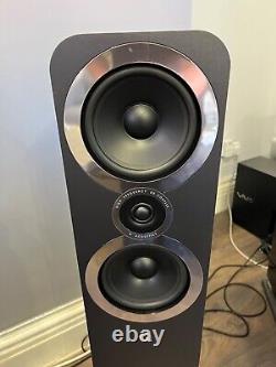 Q Acoustics Q3050i Floor standing Speakers Graphite Grey