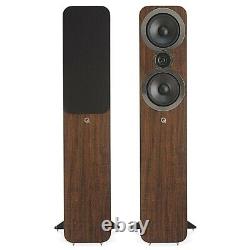 Q Acoustics Q 3050i Floor Standing Tower Speakers Cinema English Walnut Pair