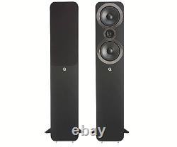 Q Acoustics Q 3050i Floor Standing Tower Speakers Pair Cinema HiFi Carbon Black