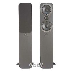 Q Acoustics Q 3050i Floor Standing Tower Speakers Pair Cinema HiFi Graphite Grey