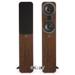 Q Acoustics Speakers 3050i -Floorstanding Tower Walnut Pair Loudspeakers