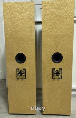 Quad 21L2 Floor Standing Maple Speakers With Original Boxes