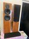 Quad 22L2 Stereo Floor Standing Speakers in Cherry wood veneer