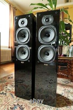 Quad 22L Speakers Excellent Condition Audiophile Quality Piano Black