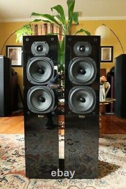 Quad 22L Speakers Excellent Condition Audiophile Quality Piano Black