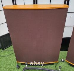 Quad Esl-63 Electrostatic Loudspeaker Pair Floorstanding Speakers