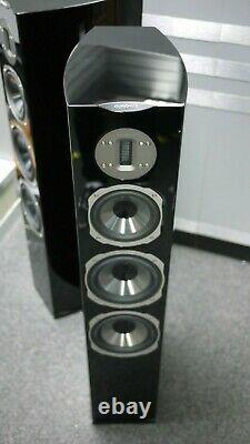 Quadral Chromium Style 8 Floorstanding Speakers in Black Preowned