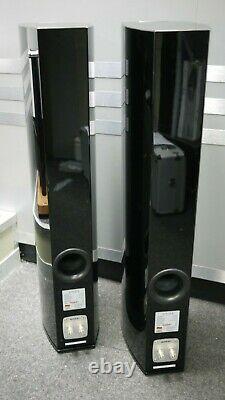 Quadral Chromium Style 8 Floorstanding Speakers in Black Preowned