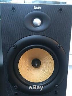 RARE! B&W DM604 S2 200W Speakers Bowers and Wilkins Floor Standing System Black