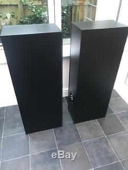 RARE! B&W DM604 S2 200W Speakers Bowers and Wilkins Floor Standing System Black