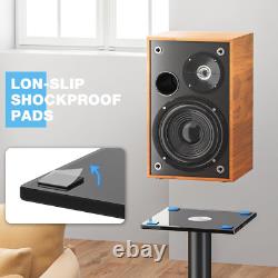 RFIVER Universal Floor Speaker Stands 28 Inch for Surround Sound Holds Satelli