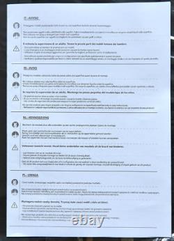 RFIVER Universal Floor Speaker Stands 28 Inch for Surround Sound Holds Satelli