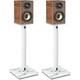 RFIVER Universal Floor Speaker Stands 28 Inch for Surround Sound Marble