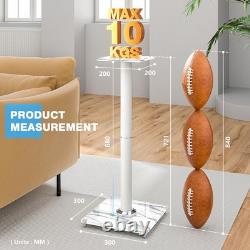 RFIVER Universal Floor Speaker Stands 28 Inch for Surround Sound Marble