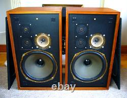 Rare Audiophile Tandberg TL-5020 Speakers System Made in Norway
