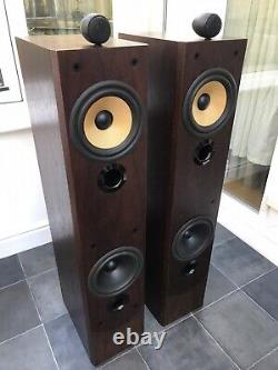Rare! B&W P6 Cherrywood Bowers and Wilkins Floor Speakers Audiophile England UK