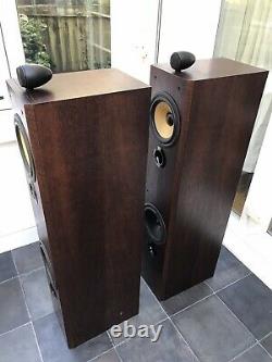 Rare! B&W P6 Cherrywood Bowers and Wilkins Floor Speakers Audiophile England UK