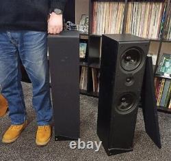 Rare KEF Coda 10s Black 3 Way Floor standing Speakers SP3268 Asian Coda 9s Upgra