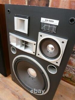 Rare Pioneer CS 503 Speakers 100W Floorstanding Very Big (HPM 60 Size)