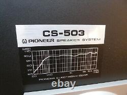 Rare Pioneer CS 503 Speakers 100W Floorstanding Very Big (HPM 60 Size)