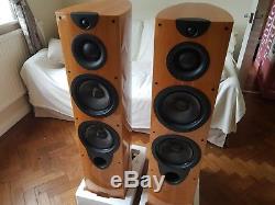 Rare Very Hi End Wharfedale Opus 2 Floorstanding Speakers in Cherry Wood