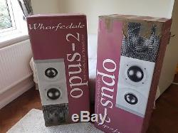 Rare Very Hi End Wharfedale Opus 2 Floorstanding Speakers in Cherry Wood