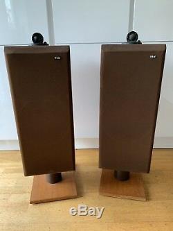 Rare Vintage Bowers & Wilkins DM7 MK2 Hifi Speakers Floorstanding Monitors