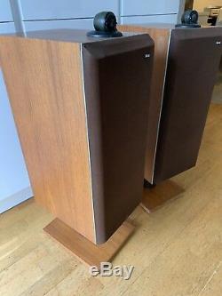 Rare Vintage Bowers & Wilkins DM7 MK2 Hifi Speakers Floorstanding Monitors
