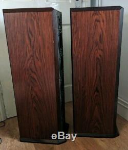 Rare Vintage Mission 753 Audiophile Floor Standing Tower Speakers in Rosewood