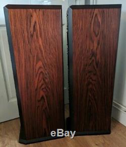 Rare Vintage Mission 753 Audiophile Floor Standing Tower Speakers in Rosewood