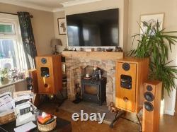 Rare Vintage Spendor SA3 Floorstanding Speakers British Hi-Fi Pair With Stands