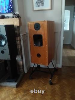 Rare Vintage Spendor SA3 Floorstanding Speakers British Hi-Fi Pair With Stands