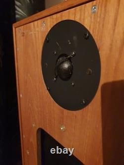 Rare Vintage Spendor SA3 Floorstanding Speakers British Hi-Fi Pair With Stands