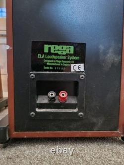 Rega ELA Cherry Floor-Standing Speakers Pair