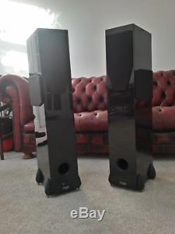 Rega RS3 Piano Black High Gloss floor standing stereo speakers bass reflex