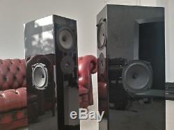 Rega RS3 Piano Black High Gloss floor standing stereo speakers bass reflex