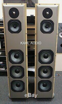 Revel Performa F50 floorstanding speakers. Lots of positive reviews! $8,000 MSRP